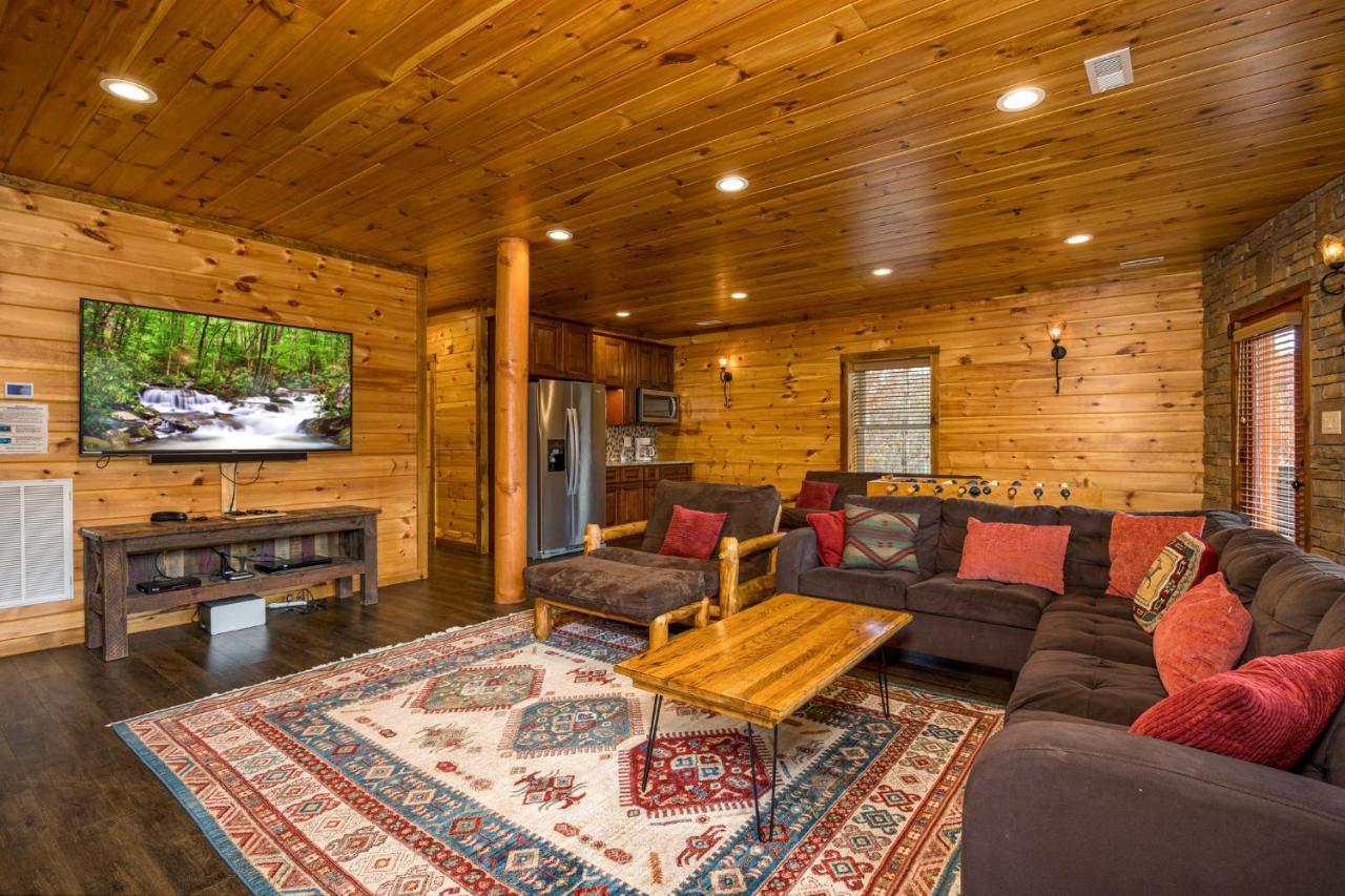 Ridge View Lodge Nature And Mountain View - Hot Tub - Firepit - Yard - Games Gatlinburg Exteriör bild
