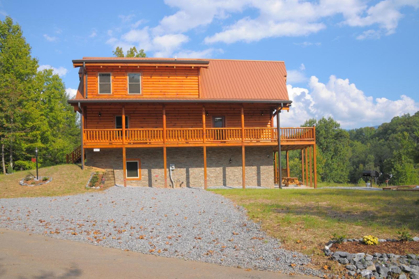 Ridge View Lodge Nature And Mountain View - Hot Tub - Firepit - Yard - Games Gatlinburg Exteriör bild